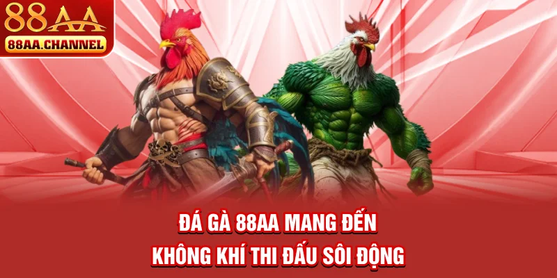 Đá gà 88AA mang đến không khí thi đấu sôi động