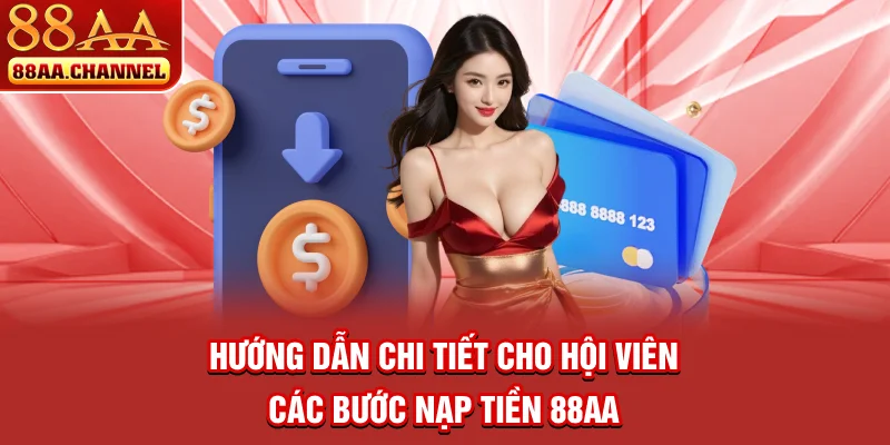 Hướng dẫn chi tiết cho hội viên các bước nạp tiền 88AA